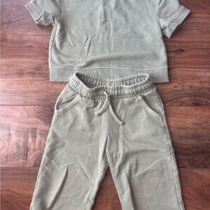 Cat & Jack Tan Sweatpants Relaxed Fit